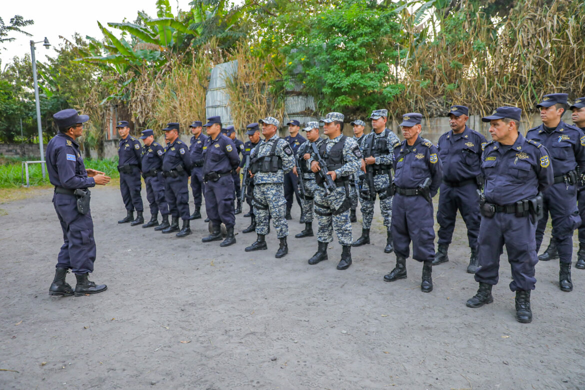 PNC ejecuta amplios operativos en Cuscatancingo, colonia Zacamil y Tonacatepeque