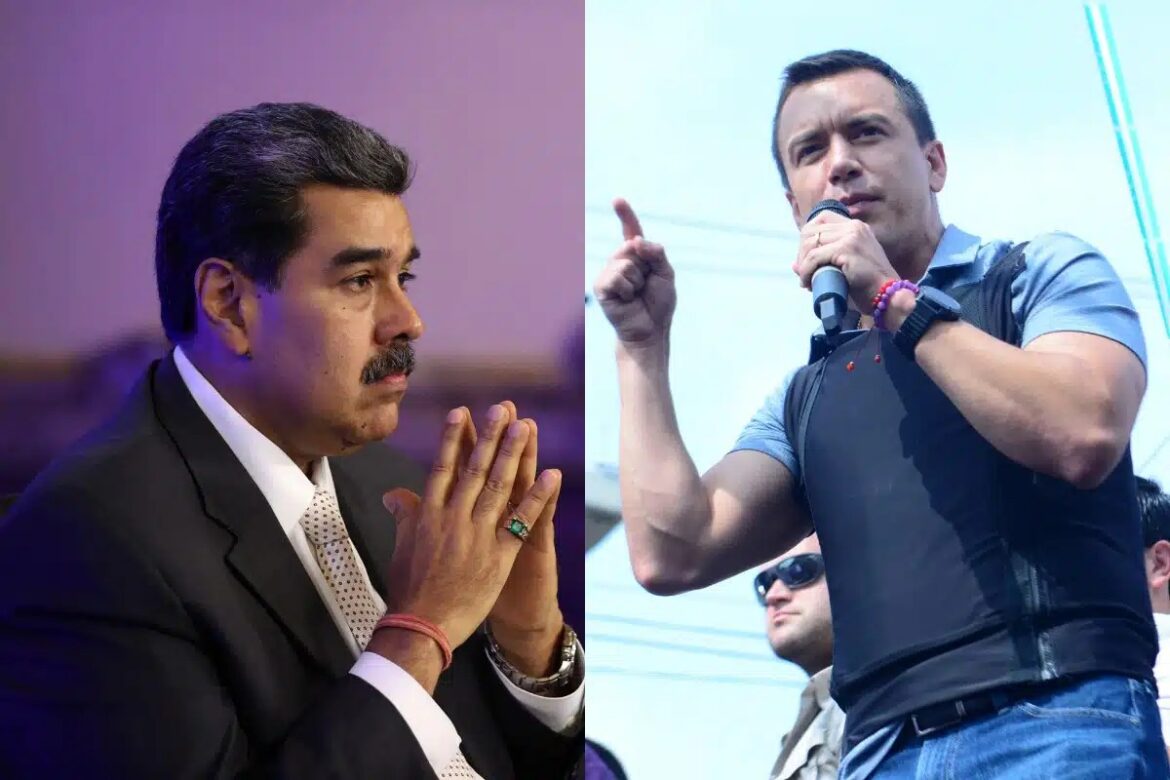 Maduro ofrece asesoría en materia de seguridad a Noboa para evitar el «intervencionismo» de Estados Unidos