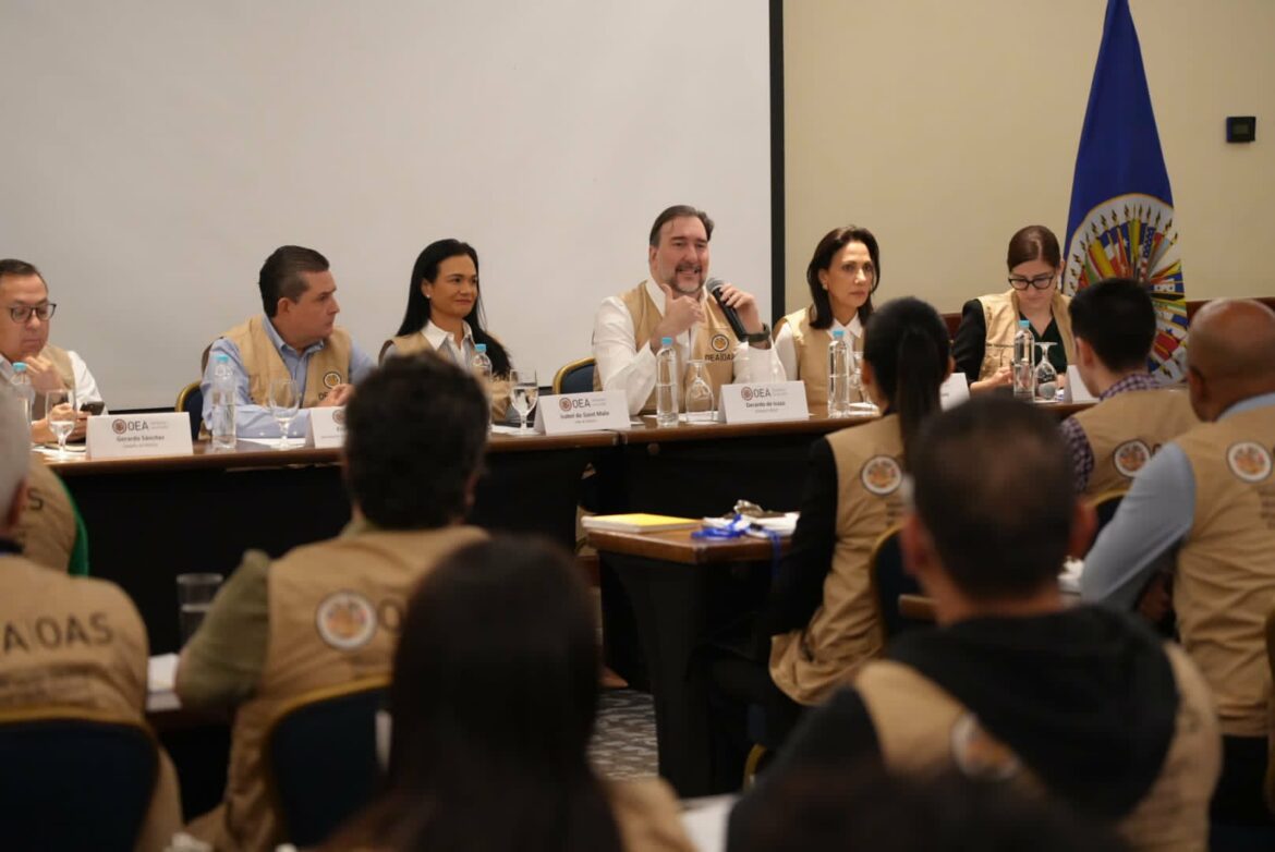 Los coordinadores regionales de la Misión Electoral de la OEA en El Salvador ya están desplegados en los 14 departamentos