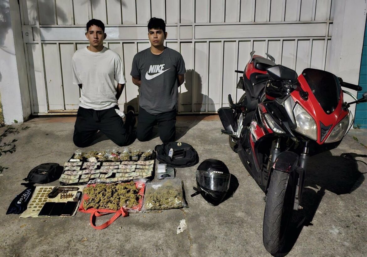 Detienen a sujetos que distribuían sustancias ilícitas en Villa Credisa, Soyapango