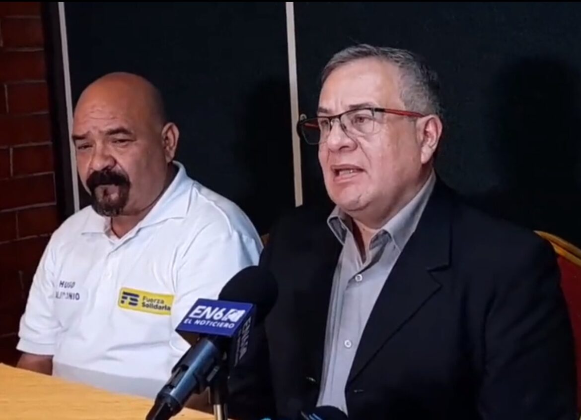 José Javier Renderos de Fuerza Solidaria, uno de los seis candidatos a la presidencia de El Salvador