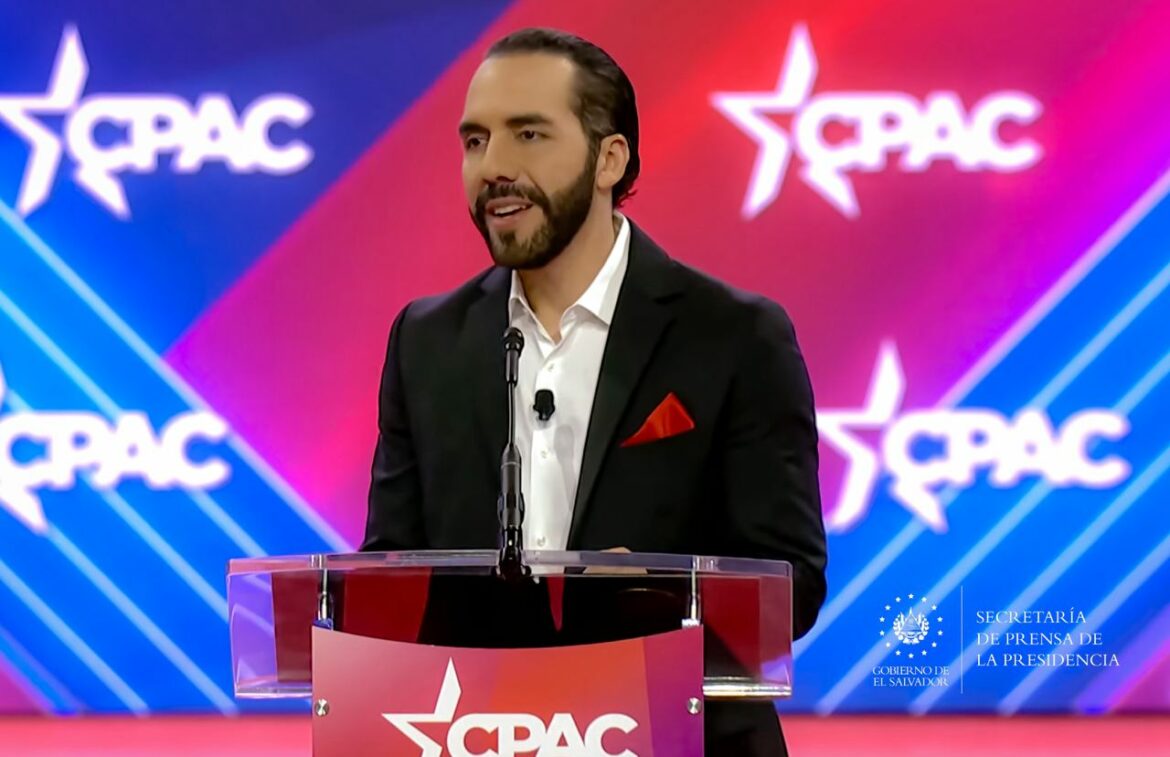 Pdte. Nayib Bukele: “Aquí en la CPAC dicen que el globalismo morirá, pero yo les digo: en El Salvador (el globalismo) ya está muerto”