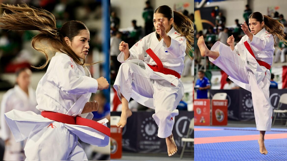 La salvadoreña Helen Galán se quedó con el oro en kata U21 femenino del CCONDEKA 2024