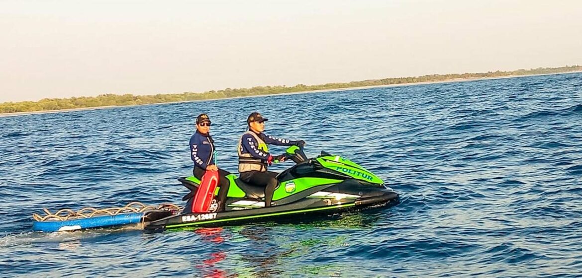 Siguen buscando al joven que fue arrastrado por una corriente marina en El Amatal, el viernes 23