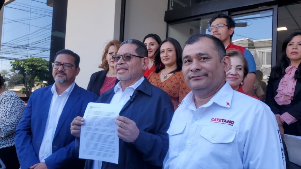 FMLN solicita al TSE el conteo manual de votos y corrección de fallas para las elecciones del 3 de marzo