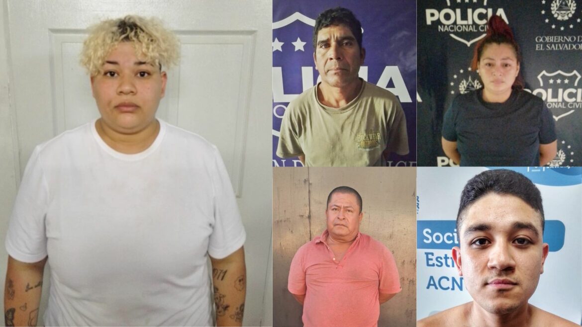 La PNC capturó a cinco personas reclamadas por la justicia por diferentes delitos