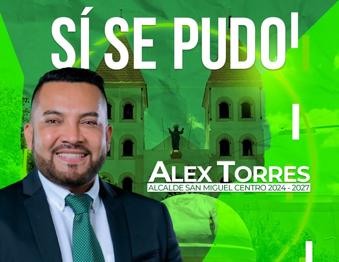 El candidato del partido de Reynaldo Carballo, Alex Torres, se declaró ganador de las elecciones de alcaldes en San Miguel Centro