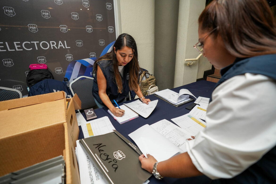 FGR ya procesó el 100 % de actas del escrutinio preliminar de municipalidades y del Parlacen