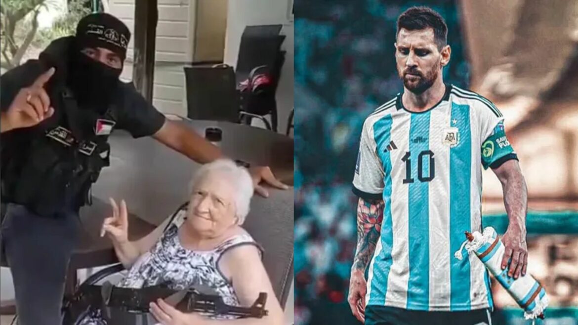 Una anciana evitó ser secuestrada por terroristas de Hamás tras mencionar a Messi