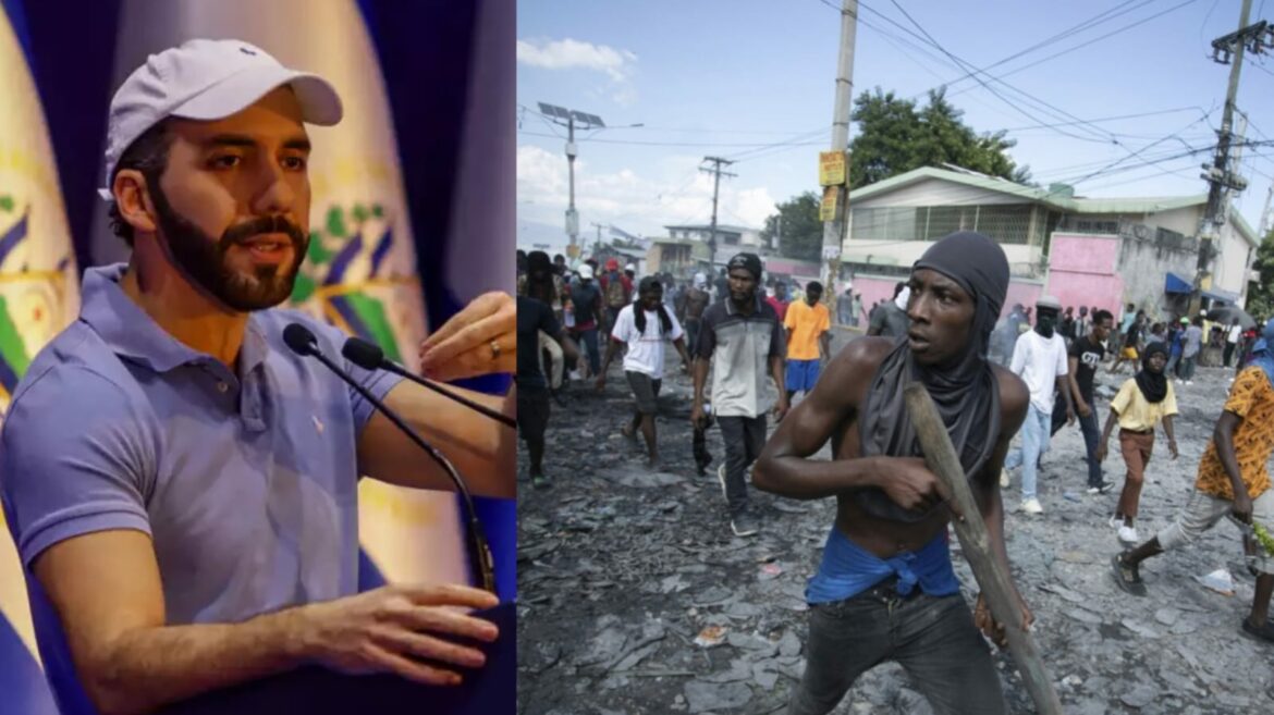 Presidente Bukele asegura poder solucionar el problema de pandillas en Haití