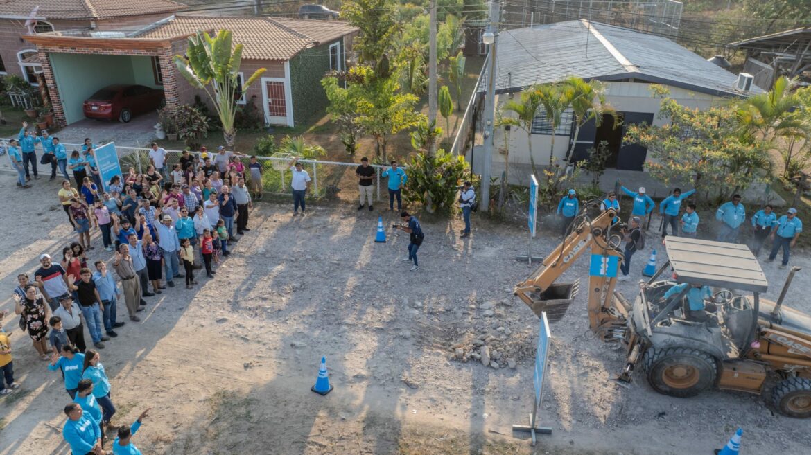 DOM pavimentará 2.73 kilómetros de calles de caserío La Tejera, Perquín