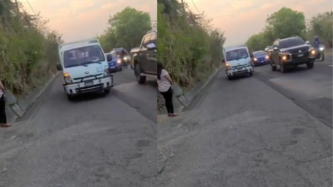 El VMT sancionó a conductor por no respetar la fila vehicular