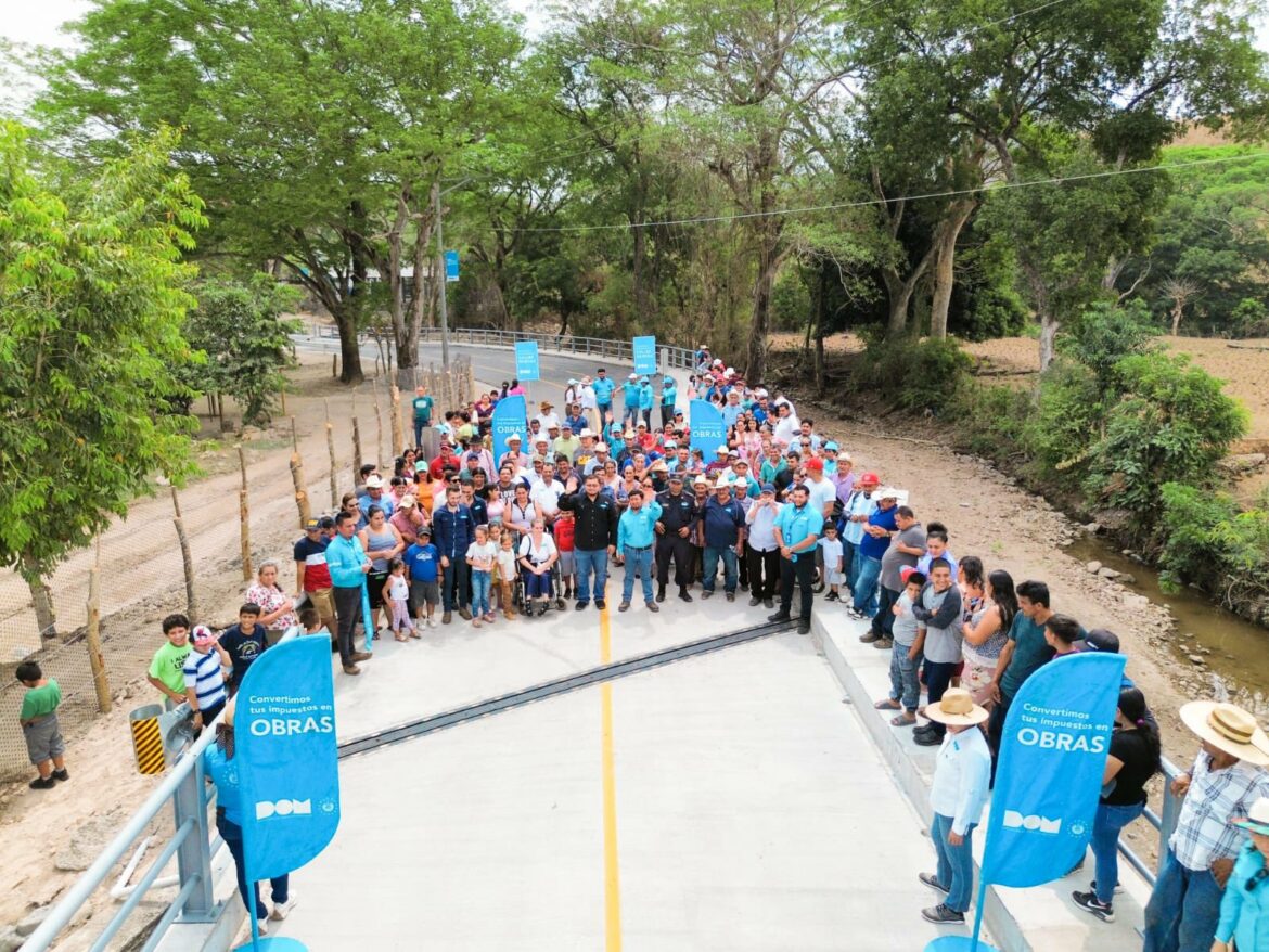 DOM entrega nueva obra que beneficiará a más de 7 mil habitantes de Cabañas Este