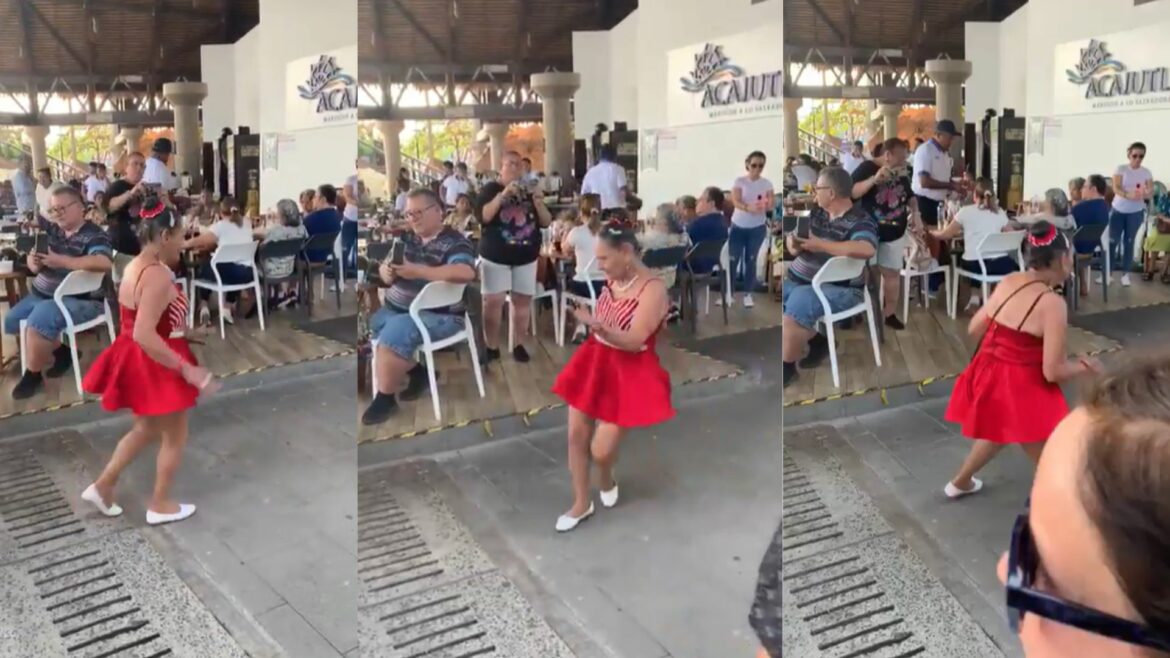 «Yajaira» cambió de lugar para bailar, tras prohibirse las actividades en la Plaza Libertad