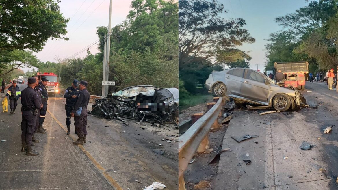 Un muerto y cuatro heridos en choque múltiple en la carretera Litoral