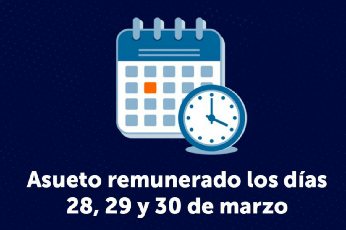 Ministro de Trabajo recuerda fechas de asueto remunerado para los trabajadores