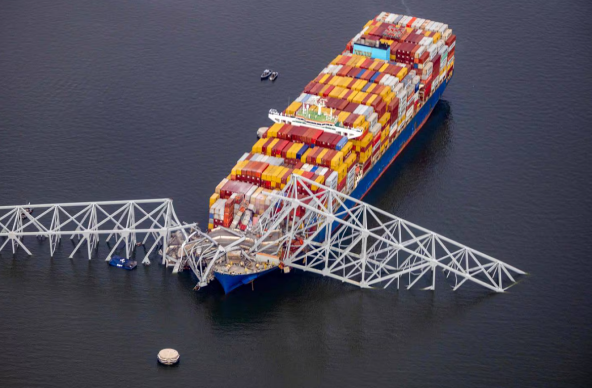 El barco carguero Dali al momento del choque contra el puente en Baltimore presentaba fallos eléctricos