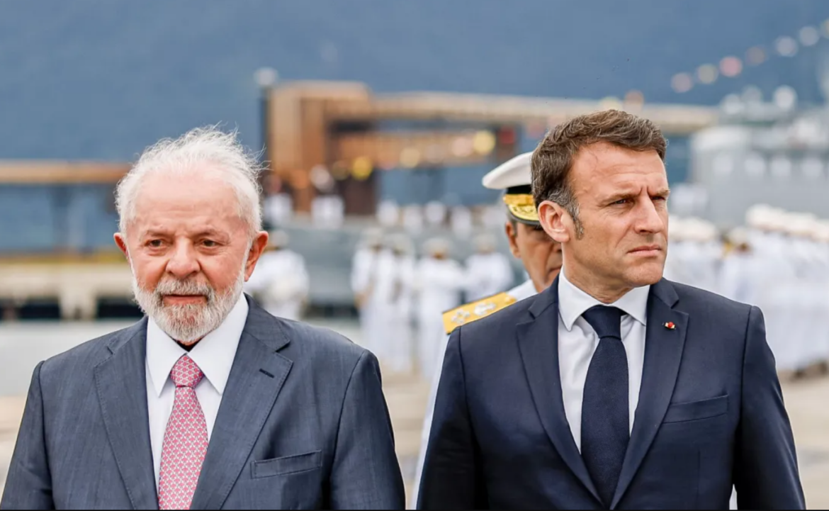 Lula y Macron anuncian un acuerdo para construir un submarino nuclear en Brasil para «garantizar la paz»