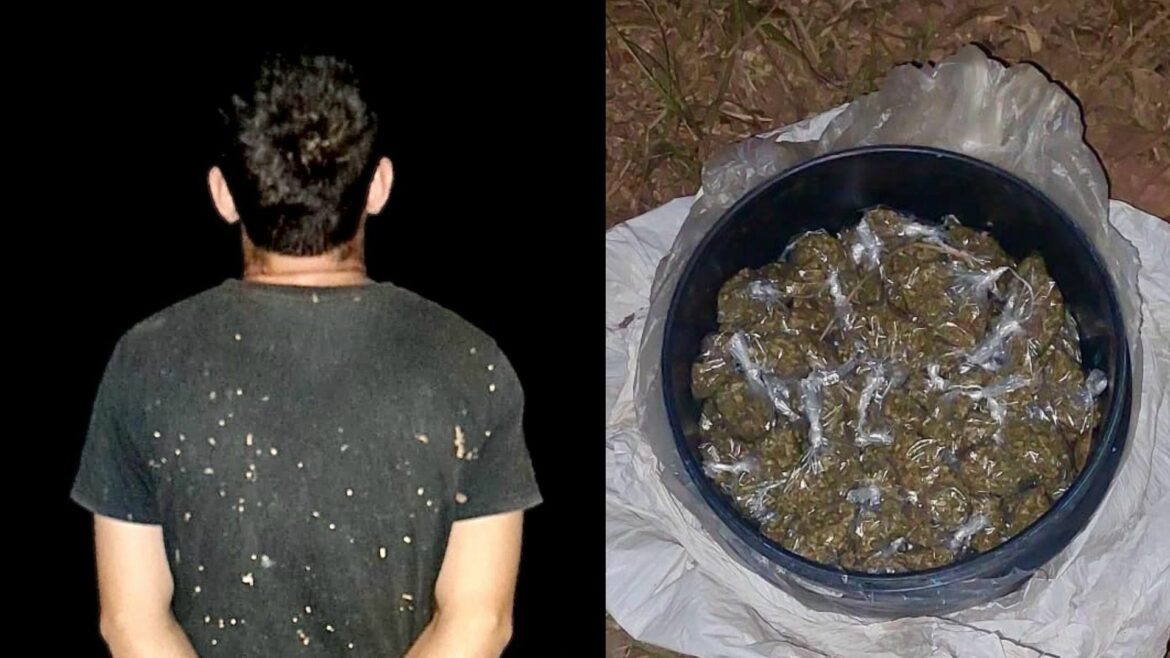 La FAES ubicó a un menor de edad en posesión de marihuana valuada en más de $5 mil