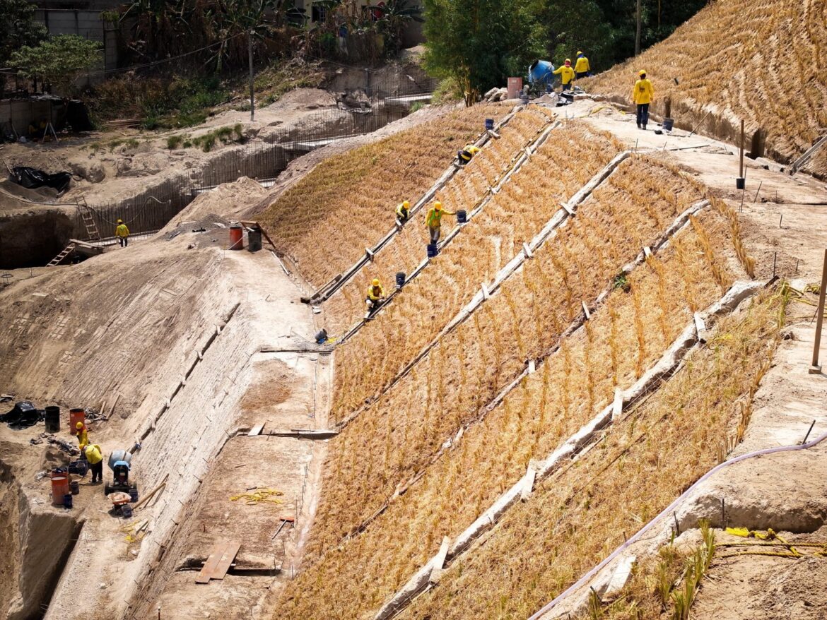 90% de avance en obras del mitigación en la colonia Santa Eduviges, Soyapango