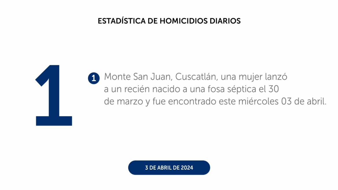 Una mujer dio a luz y lanzó al recién nacido a una fosa séptica en Cuscatlán