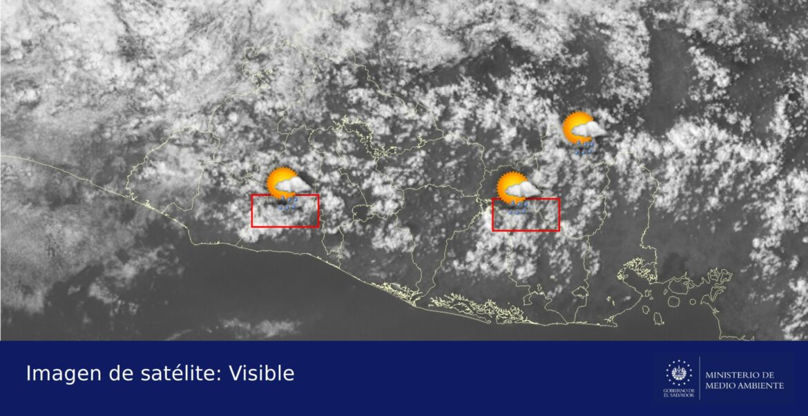 Se registran lluvias en los departamentos de La Libertad, Morazán y San Miguel