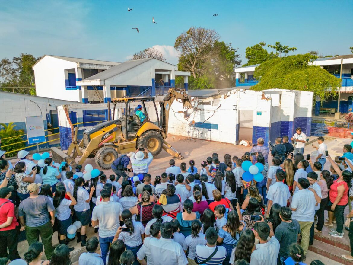DOM inicia construcción de escuela en Cuscatlán Sur