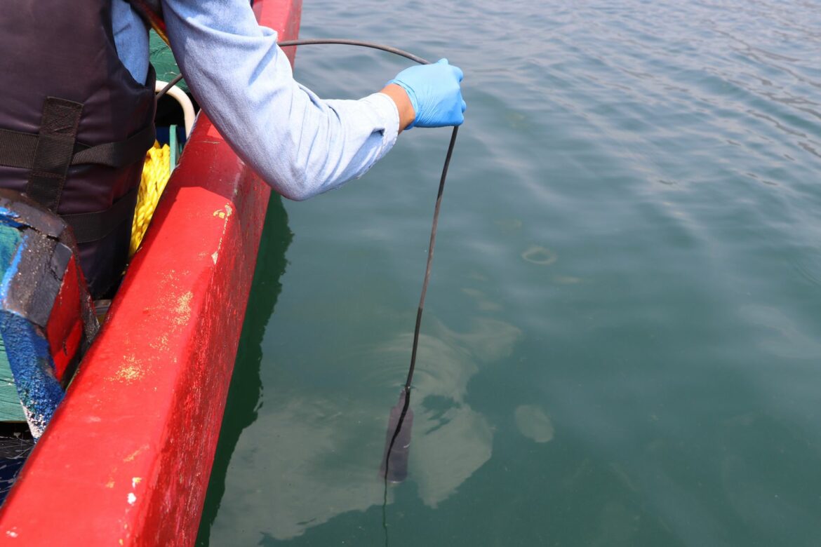 UES desarrolla nuevo muestreo para análisis de aguas del Lago de Coatepeque