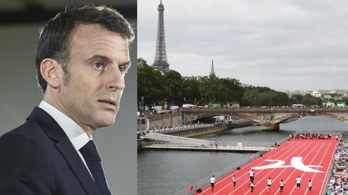 Presidente Macron anunció que la ceremonia de apertura de París 2024 podría cambiarse en caso de amenaza terrorista