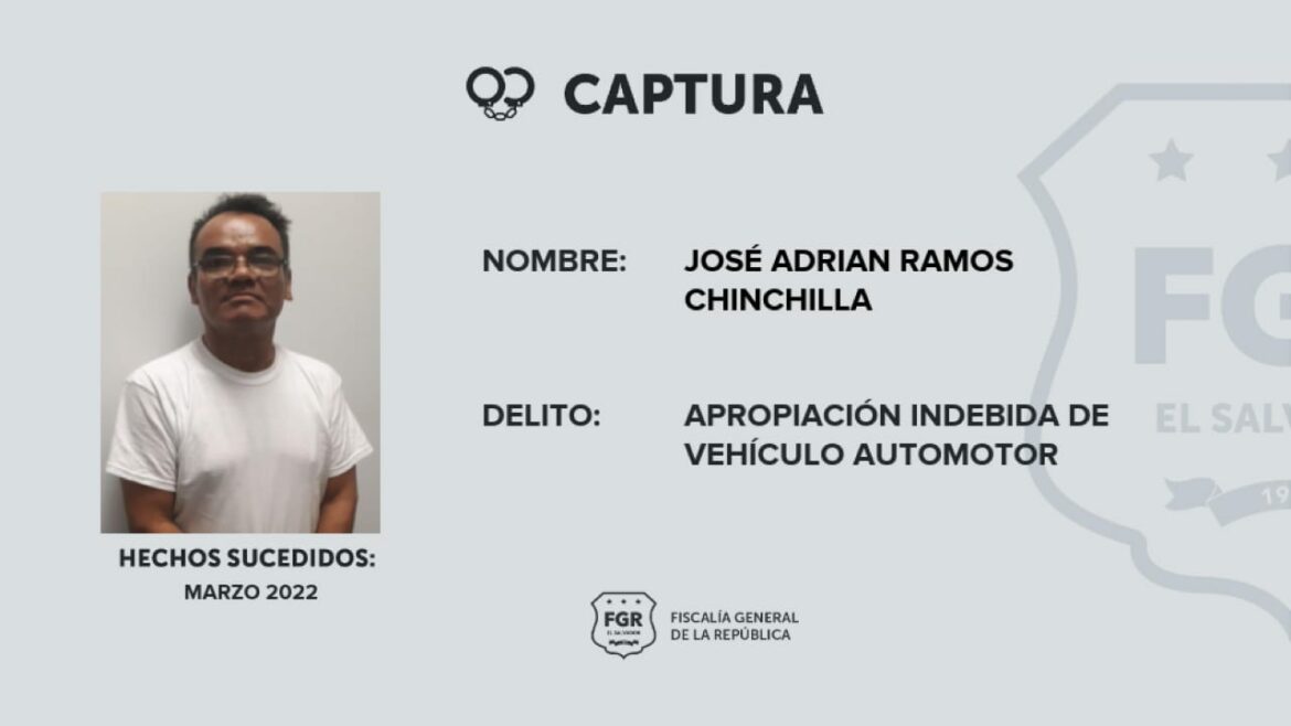 Arrestan a sujeto que vendió un vehículo que no le pertenecía por $16 mil