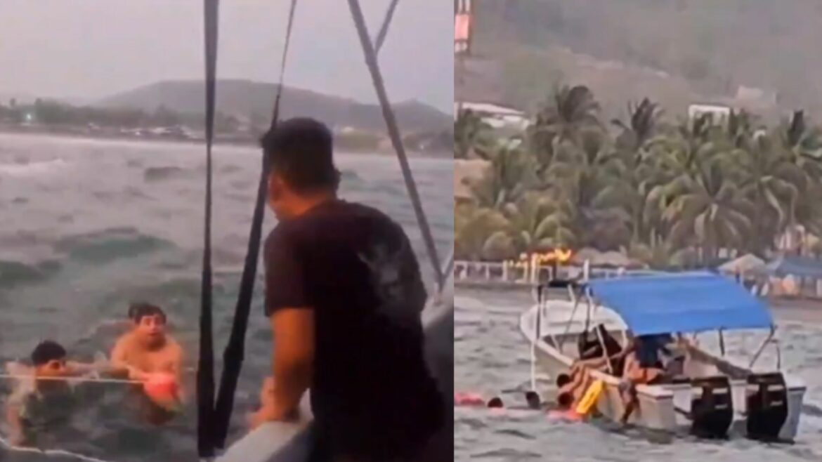 Víctima y guardavidas quedaron atrapados por las corrientes marinas y guardacostas los rescataron