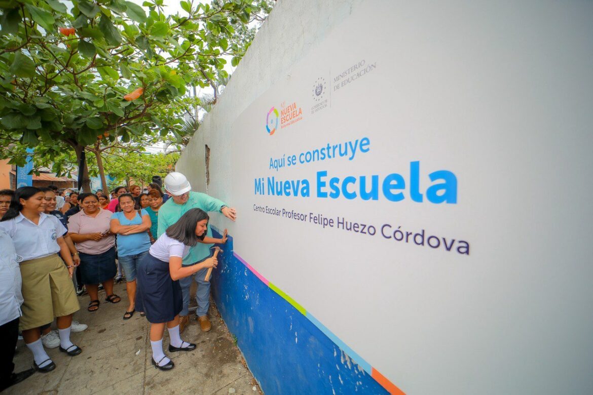 Inicia reconstrucción de centro escolar en San Juan Nonualco