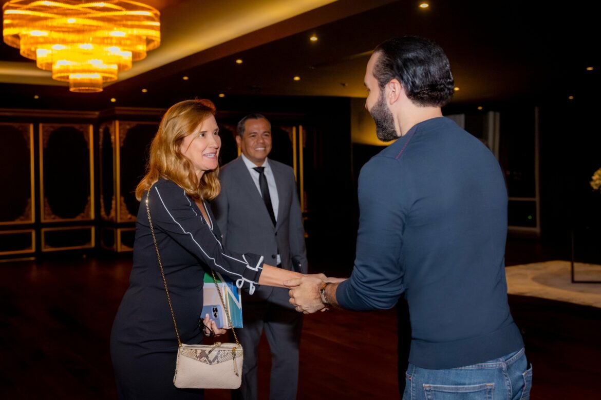 Presidenta ejecutiva del BCIE, Gisela Sánchez se reúne con el Pdte. Nayib Bukele