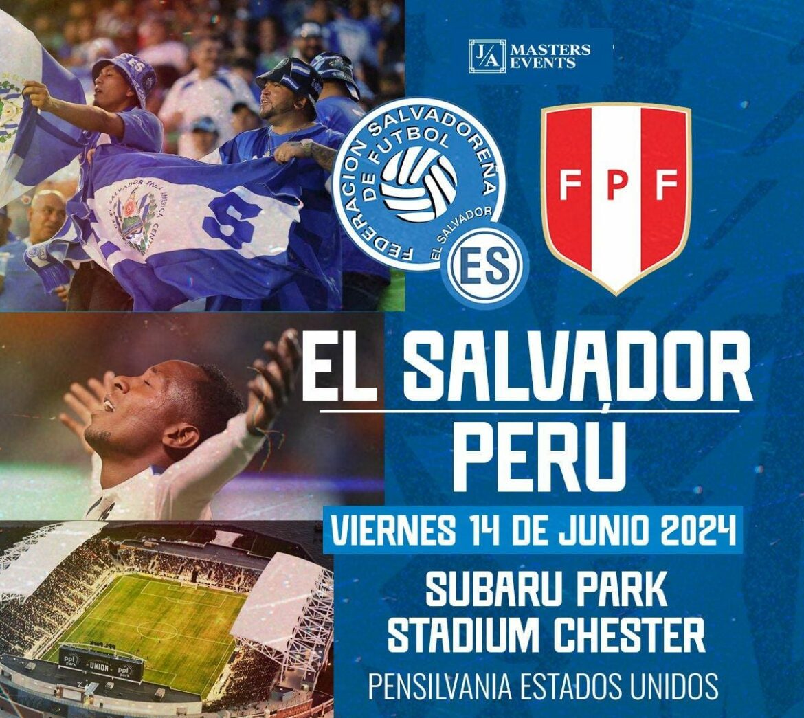 Selección nacional de El Salvador enfrentará un partido amistoso contra Perú