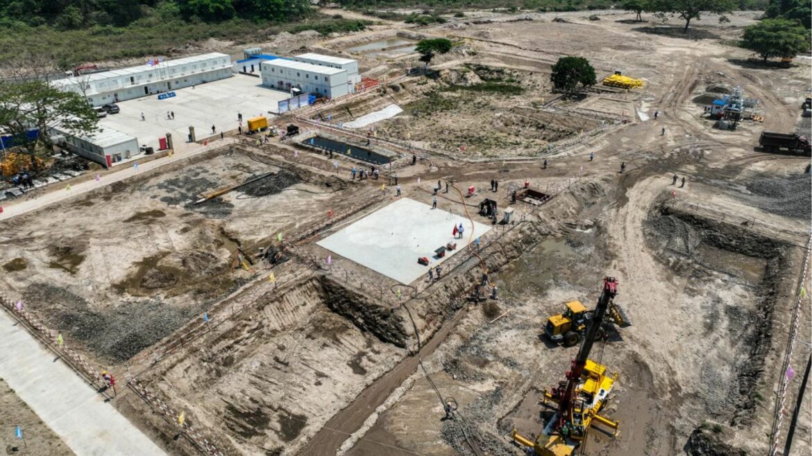 ANDA inspecciona avances del proyecto de construcción de la planta potabilizadora del lago de Ilopango