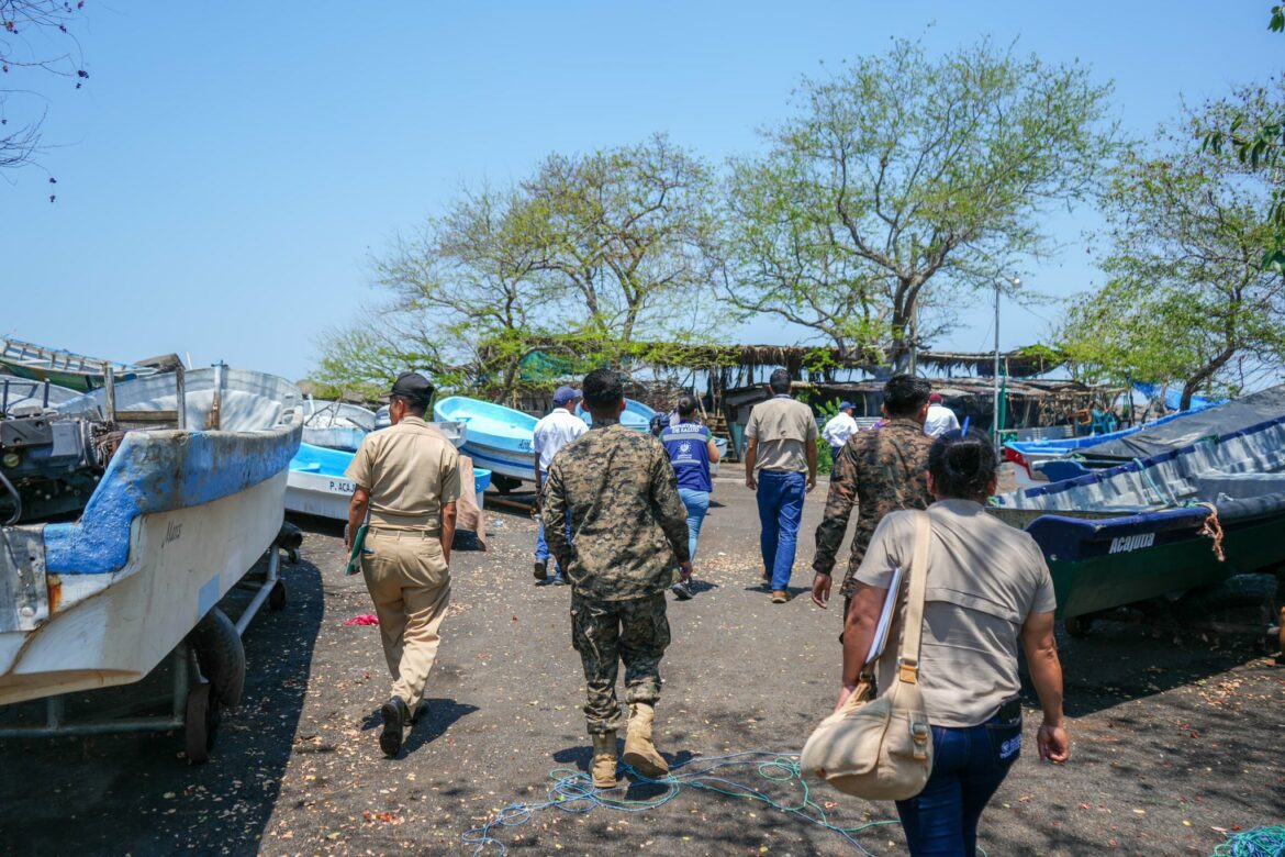 Medio Ambiente realiza inspección en el muelle de Acajutla por presencia de mapaches