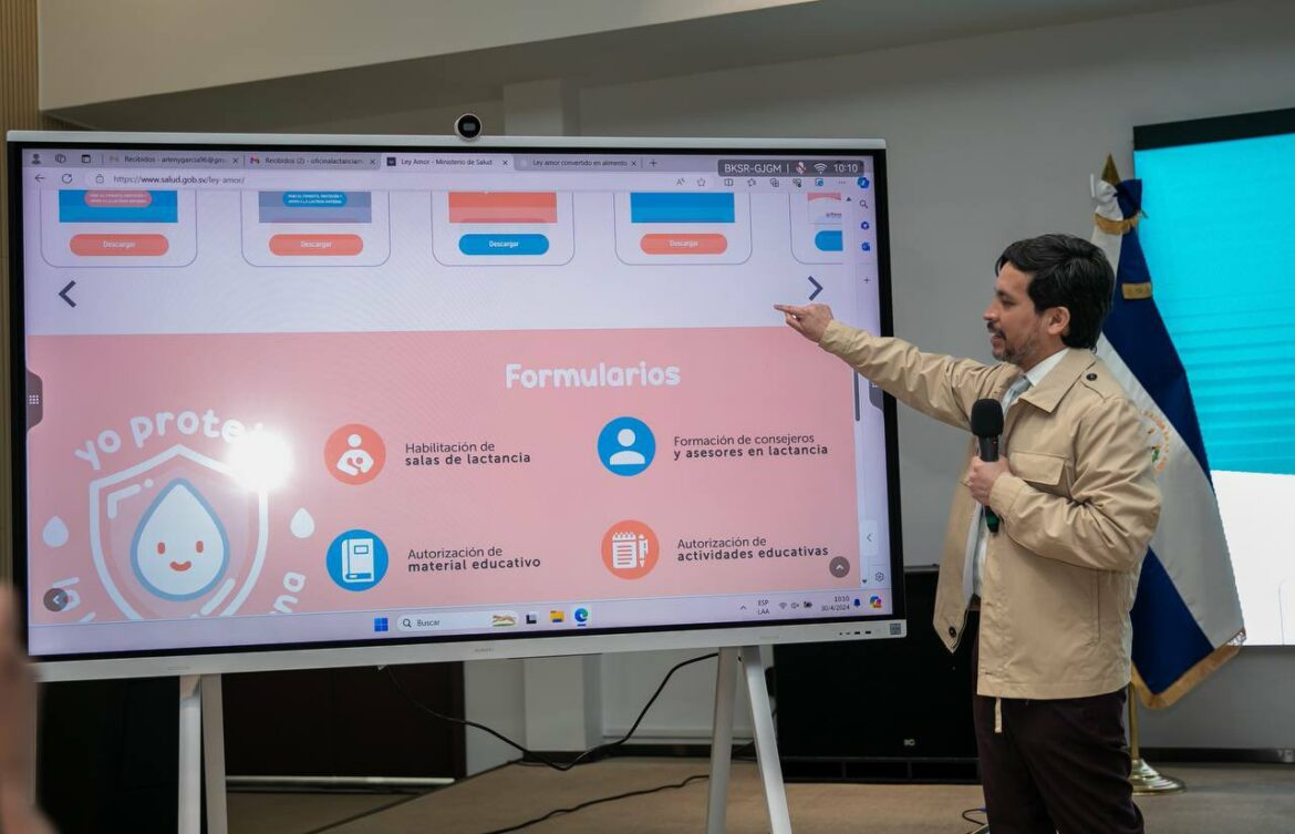 Gobierno de El Salvador lanza página web sobre «Lactancia Materna»