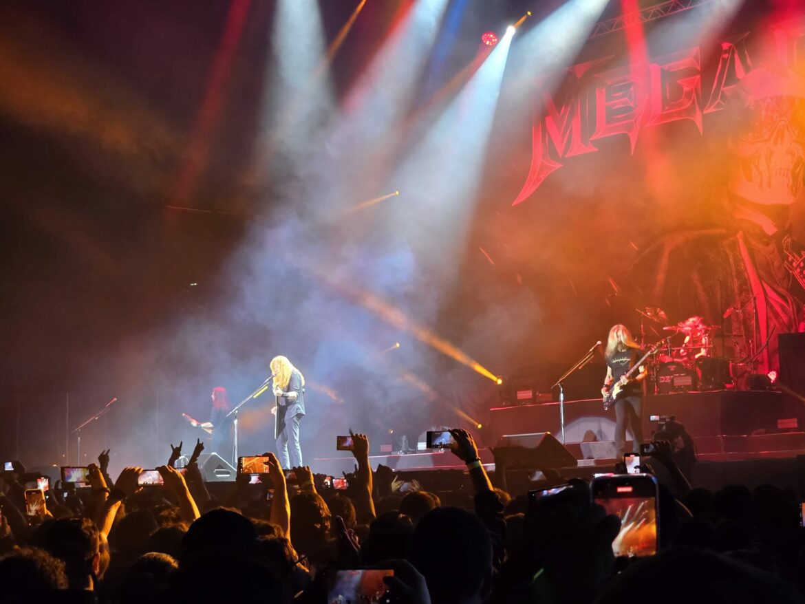 Legendaria banda estadounidense, Megadeth deleitó a los salvadoreños