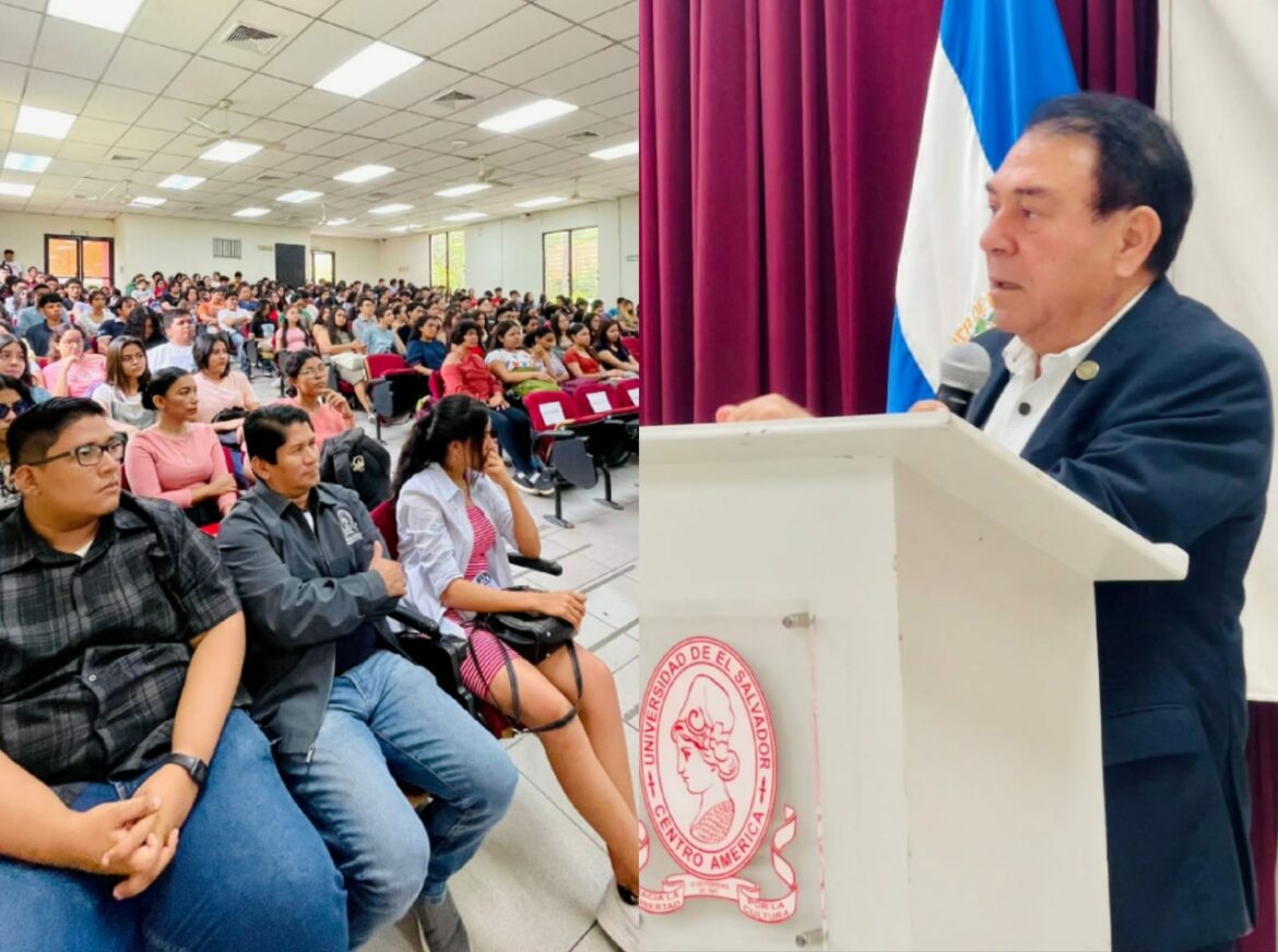 Dip. Reynaldo Carballo asiste a la firma de un convenio entre World Visión y la UES de San Miguel