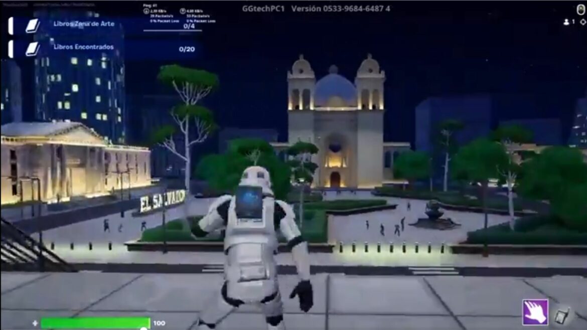 Centro Histórico de San Salvador aparece en famoso videojuego Fortnite