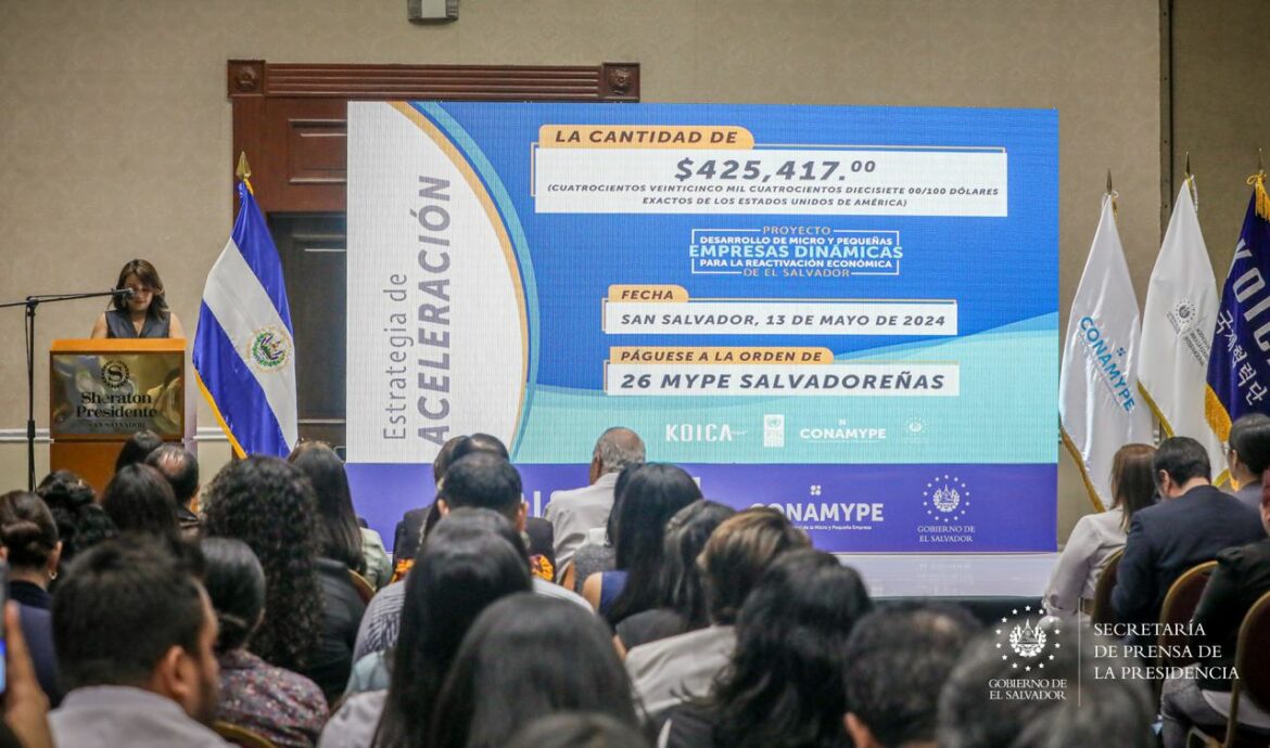 CONAMYPE, KOICA y PNUD entregan fondos no reembolsables para 26 micro y pequeñas empresas