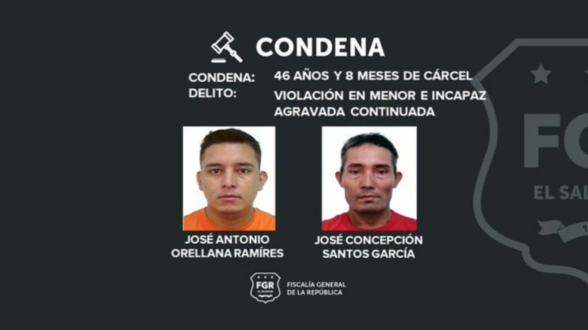 Condenan a más de 46 años de prisión a dos sujetos por el delito de violación cometido en 2014