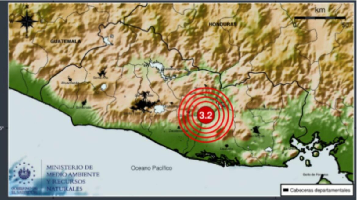 Sismo sacude al oriente del país este martes