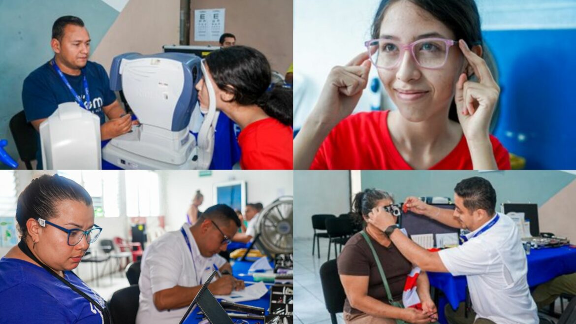 Alcaldía de San Salvador Centro realiza jornada de salud visual en el distrito de Mejicanos