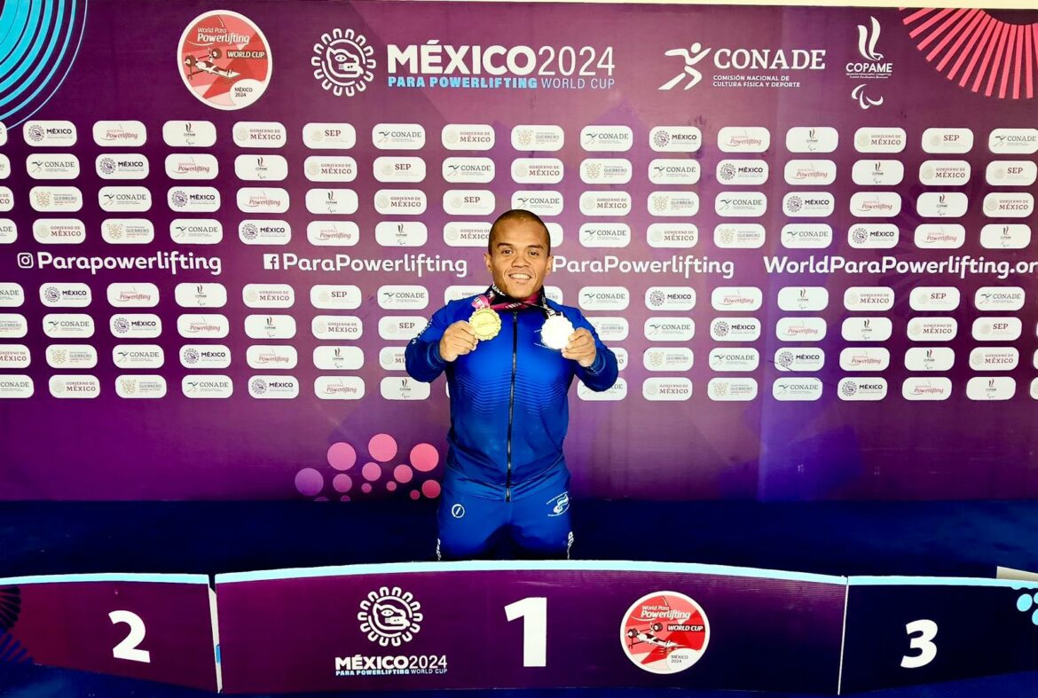 Herbert Aceituno triunfa con dos medallas en el Parapan American World Cup, México 2024