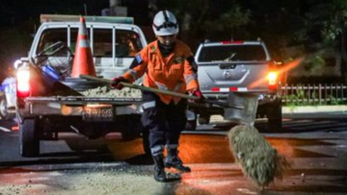 Protección Civil atendió derrame de aceite en bulevar Orden de Malta