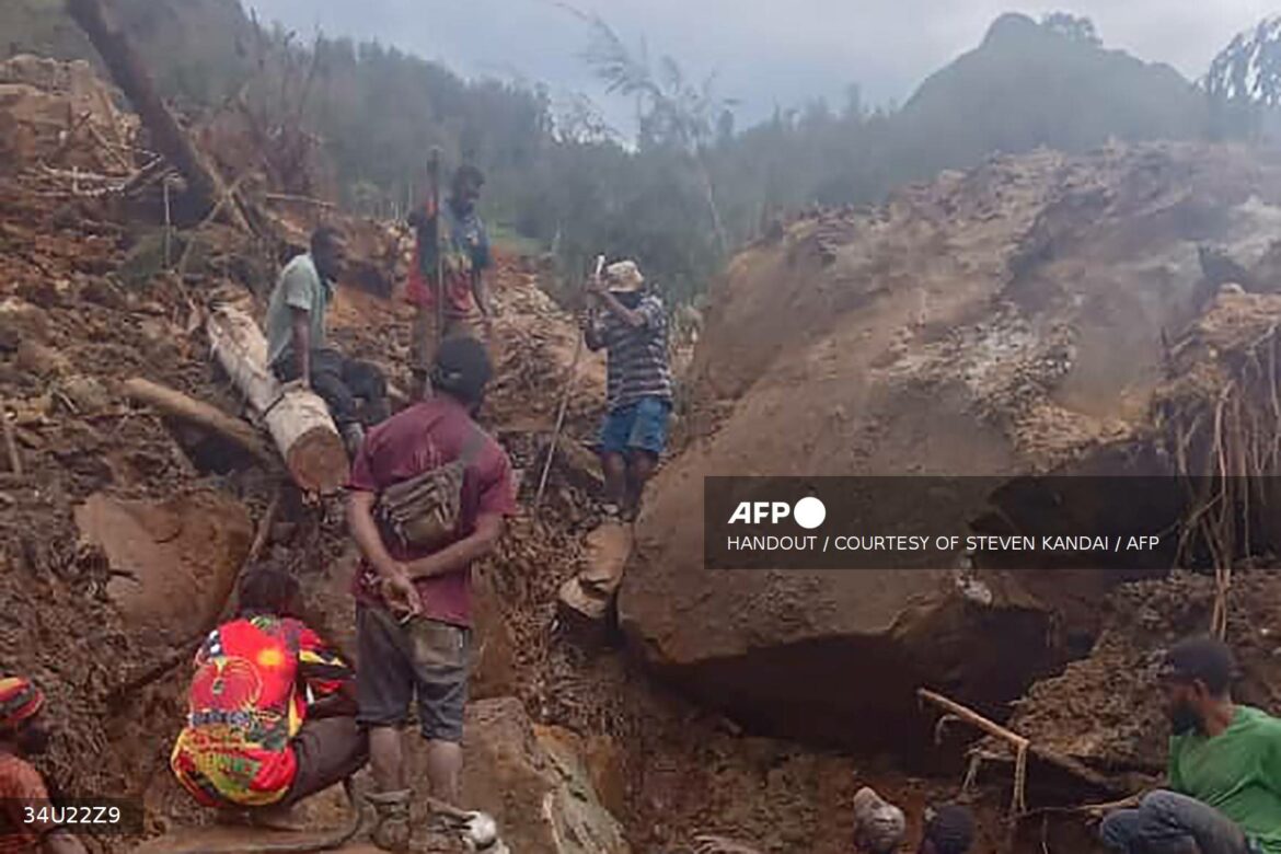 Papúa Nueva Guinea reporta más de 2.000 personas sepultadas en deslizamiento de tierra