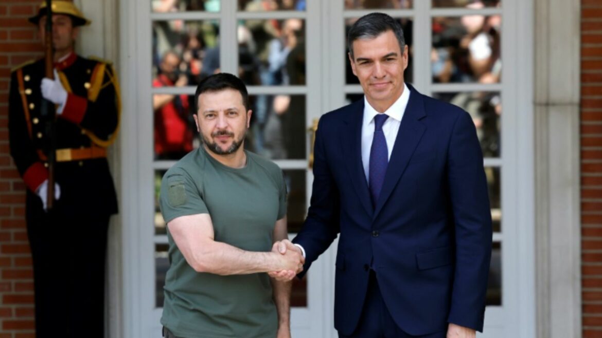 El presidente de Ucrania visita España para firmar un acuerdo de seguridad