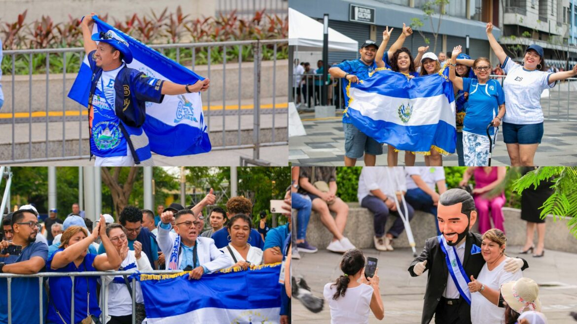 «Que siga por 100 años más»; «Es la mejor temporada que ha vivido El Salvador», son los comentarios de salvadoreños en el marco de la Investidura Presidencial de Nayib Bukele
