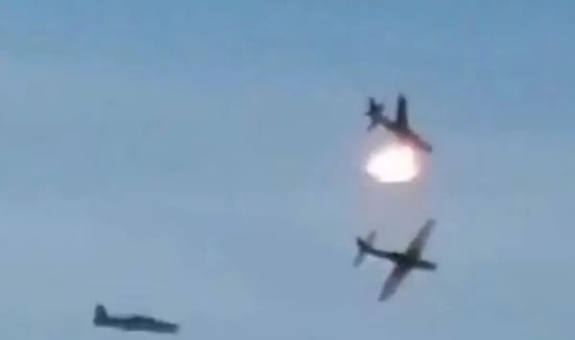 Un muerto en una colisión entre dos avionetas en un desfile aéreo en Portugal